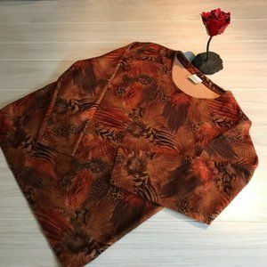 Studio Borgelt light warm  print sweater M